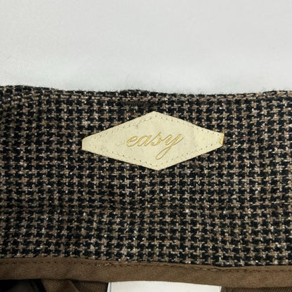BRIGLIA 1949 ブリリア1949 424124 ブラウン ハウンズトゥース Piccadilly パンタローネ ボトムス