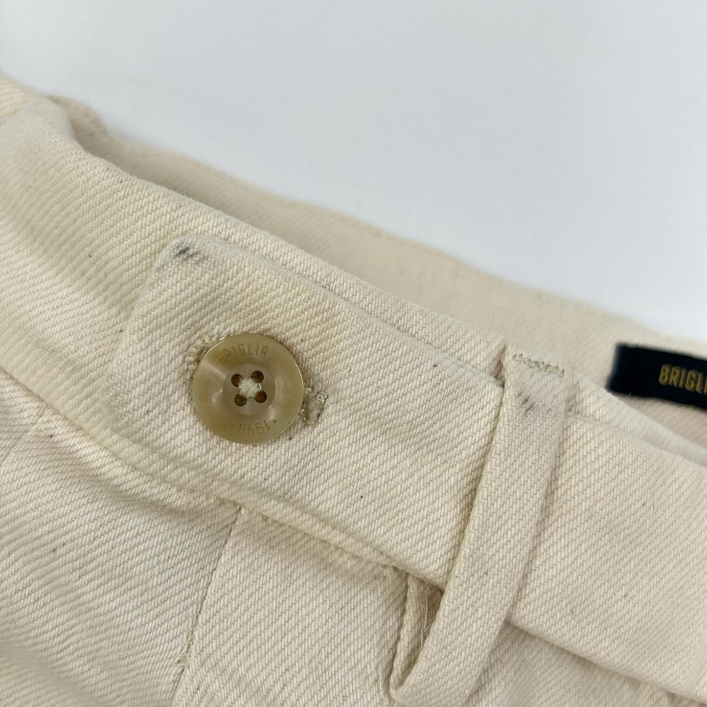 BRIGLIA 1949 ブリリア1949 424196 アオボリー QUARTIERI コットンデニム パンタローネ ボトムス