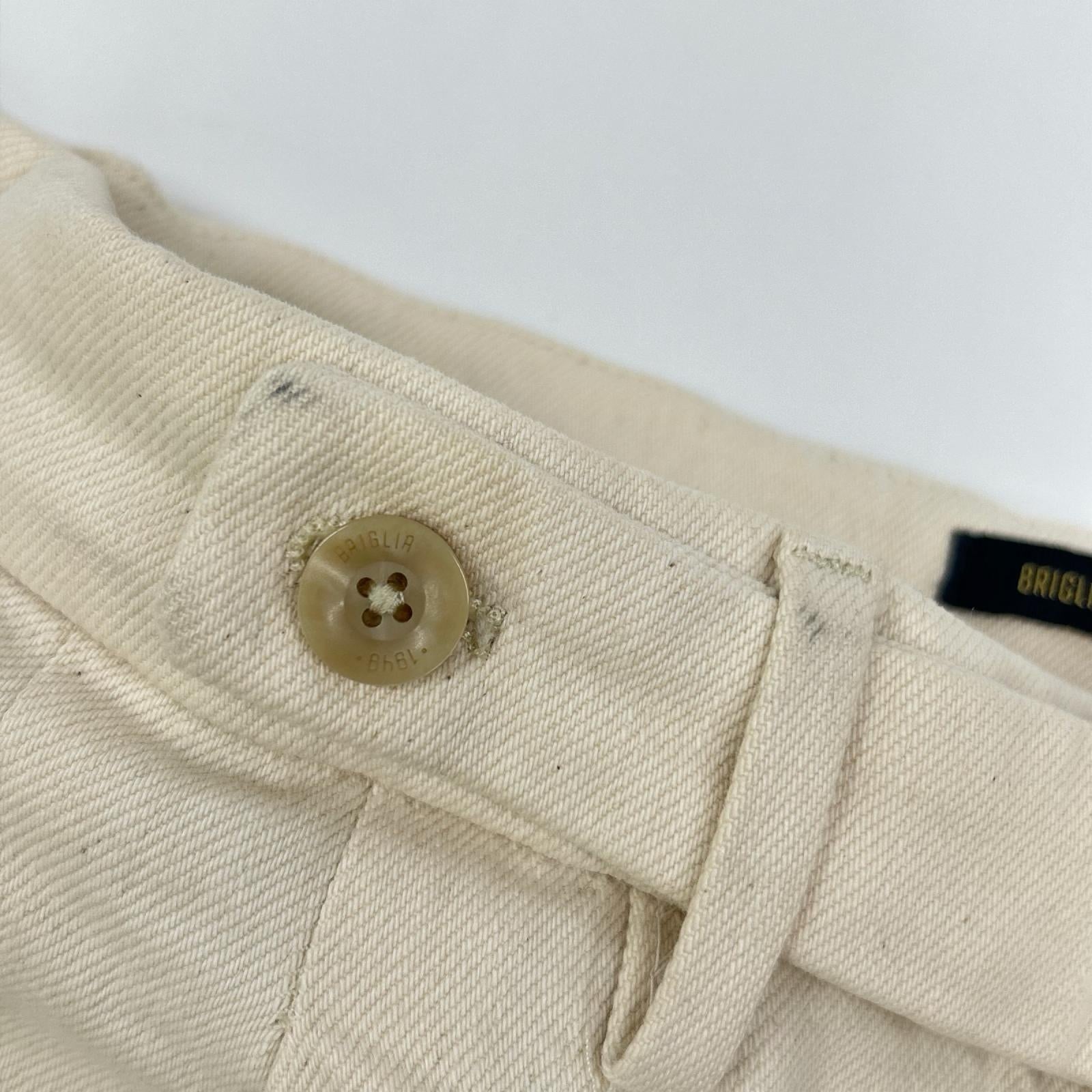 BRIGLIA 1949 ブリリア1949 424196 アオボリー QUARTIERI コットンデニム パンタローネ ボトムス