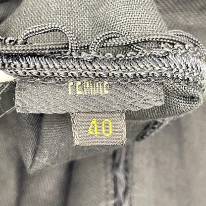 Jean Paul Gaultier ジャンポールゴルチエ ブラック リネン ロングレングス ボトムス ボトムス