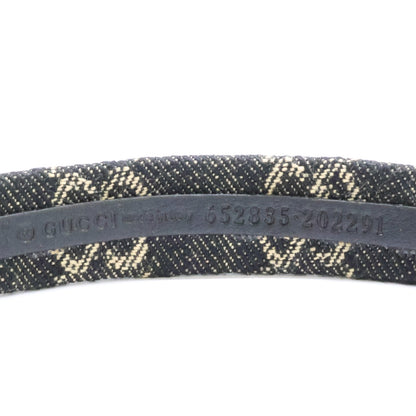 GUCCI グッチ 【美品/国内正規】652835 3HAF9 GGデニム カチューシャ ヘアアクセサリー