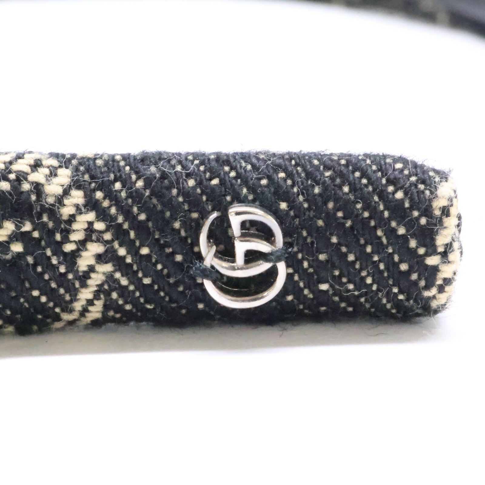 GUCCI グッチ 【美品/国内正規】652835 3HAF9 GGデニム カチューシャ ヘアアクセサリー