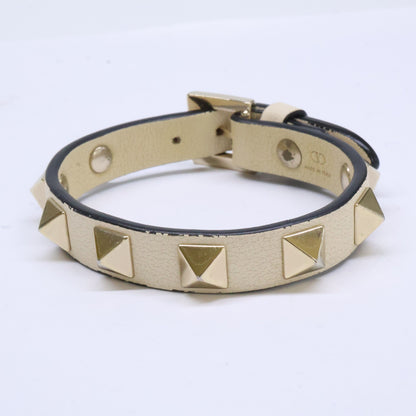 Valentino Garavani ヴァレンティノガラヴァーニ ZW2J0255VIT ロックスタッズ レザー ブレスレット