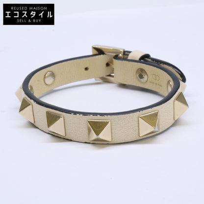 Valentino Garavani ヴァレンティノガラヴァーニ ZW2J0255VIT ロックスタッズ レザー ブレスレット