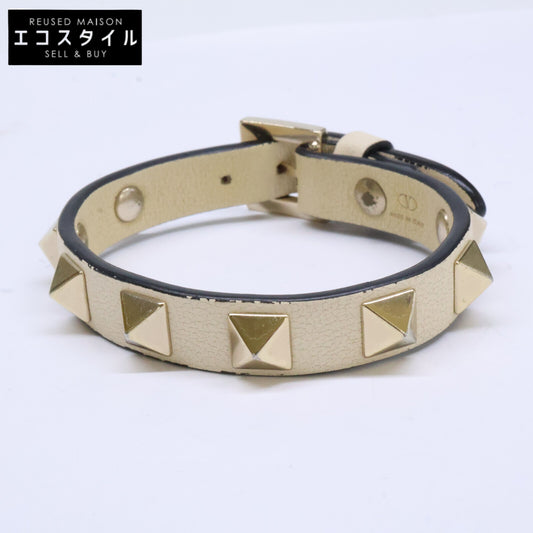 Valentino Garavani ヴァレンティノガラヴァーニ ZW2J0255VIT ロックスタッズ レザー ブレスレット