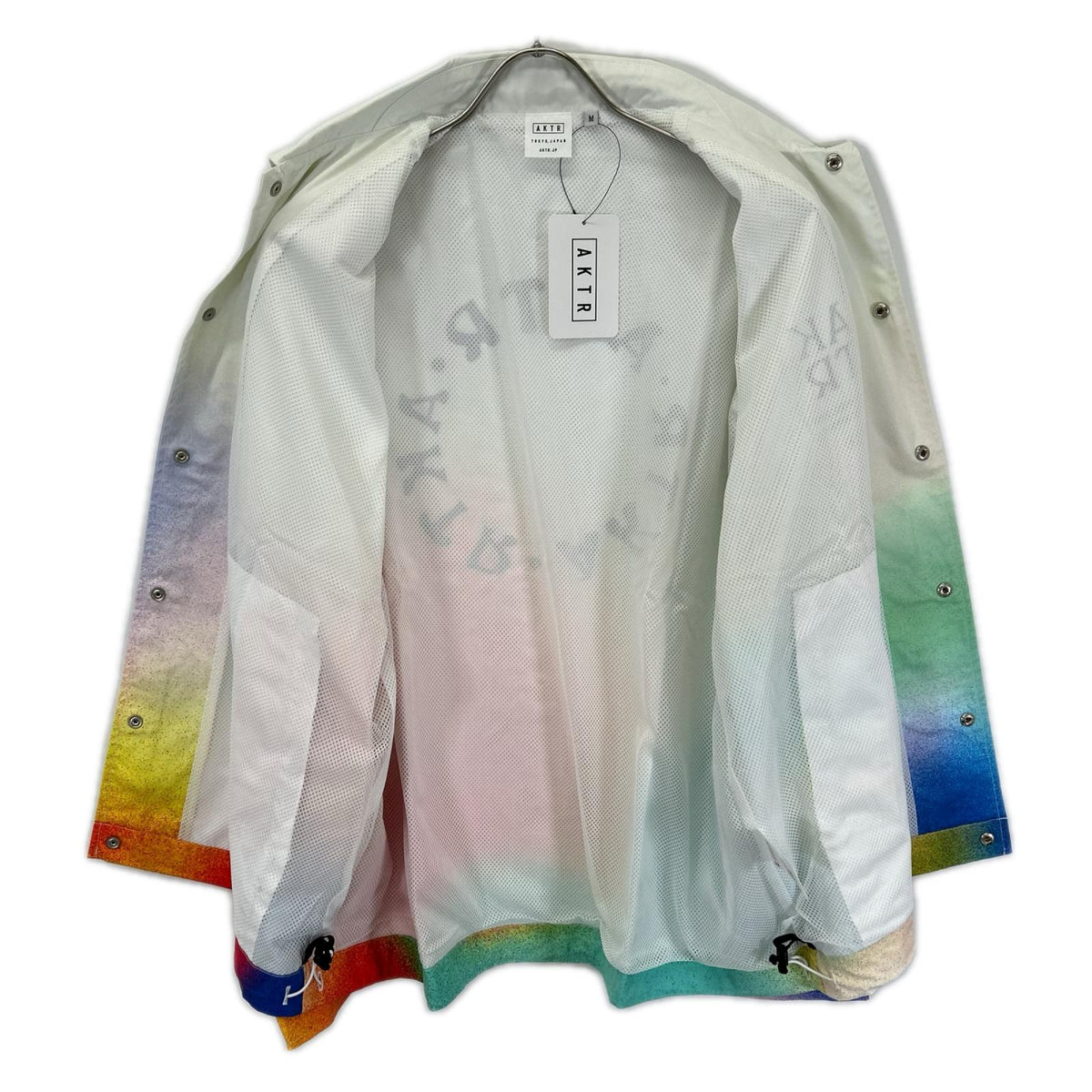 AKTR アクター 121-020010 ホワイト CRAZY SPRAY COACH JAKET ジャケット ジャケット