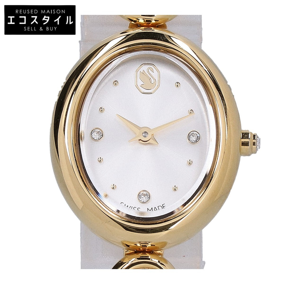 SWAROVSKI スワロフスキー 【新品同様】5754812 Imber oval ウォッチ 腕時計