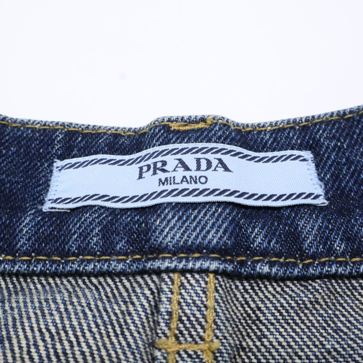 PRADA プラダ 【国内正規】GFP479 トライアングルロゴプレート ボタンフライ デニムパンツ ボトムス