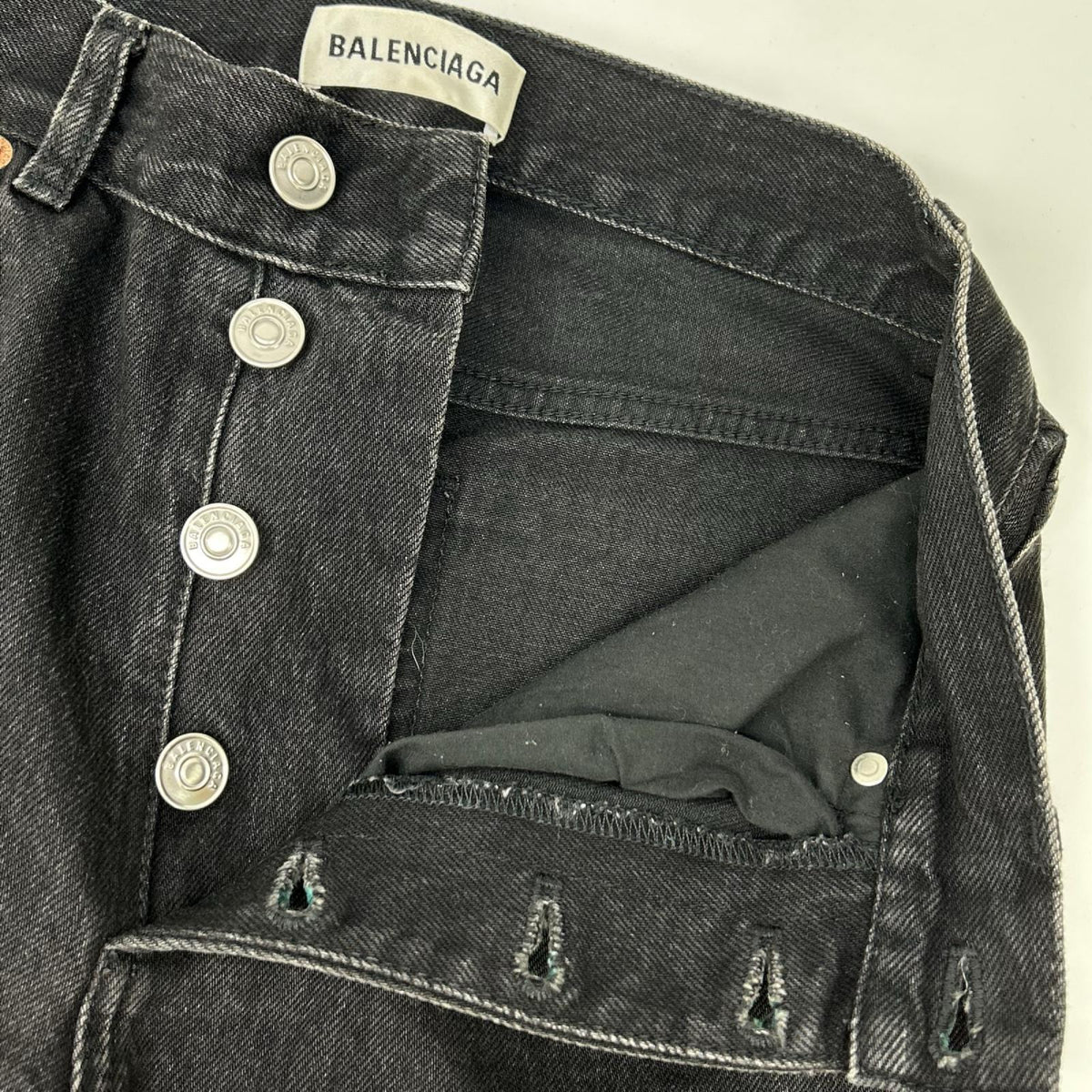 BALENCIAGA バレンシアガ 18年製 556731 ブラック スキニーデニムパンツ ボトムス