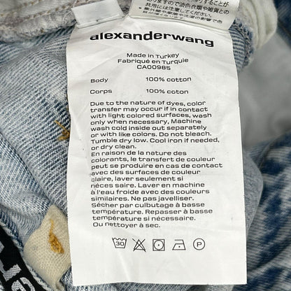 ALEXANDER WANG アレキサンダーワン ダメージ加工 デニムパンツ ボトムス