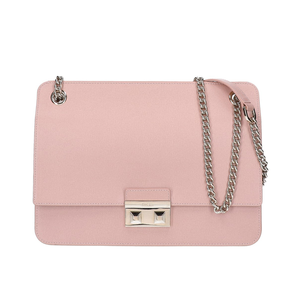 FURLA フルラ BELLA レザーフラップ チェーン ショルダーバッグ