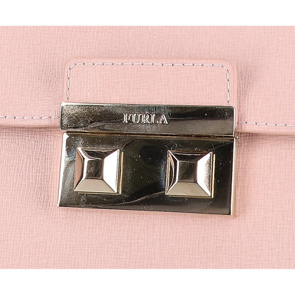 FURLA フルラ BELLA レザーフラップ チェーン ショルダーバッグ