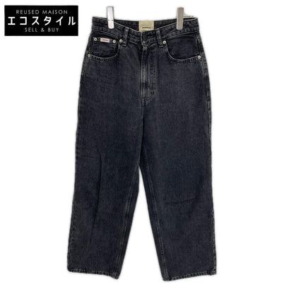 THE SHISHIKUI シシクイ 1176-1178 ブラック Daco ワイドデニムパンツ ボトムス
