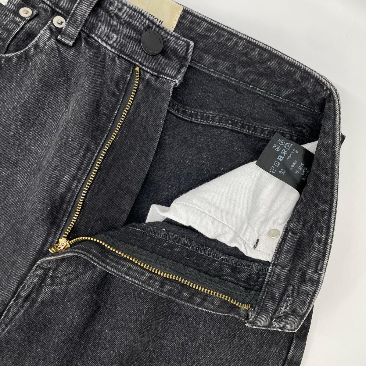 THE SHISHIKUI シシクイ 1176-1178 ブラック Daco ワイドデニムパンツ ボトムス