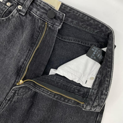 THE SHISHIKUI シシクイ 1176-1178 ブラック Daco ワイドデニムパンツ ボトムス