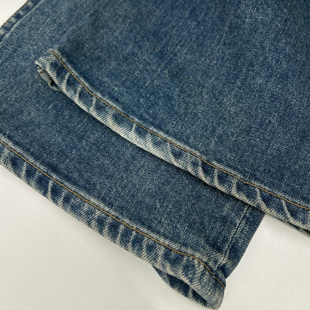 THE SHISHIKUI シシクイ 2081-2086 ブルー MID ワイドデニムパンツ ボトムス
