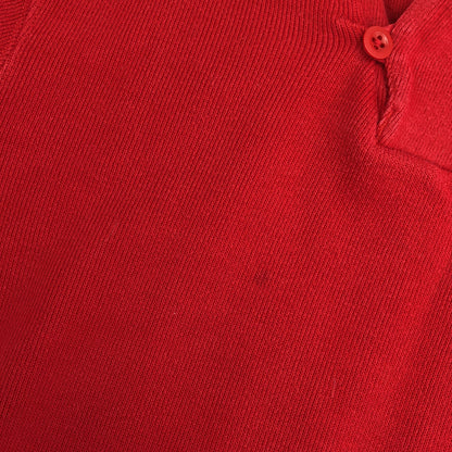 POLObyRalphLauren ポロラルフローレン 1275137 レッド コットン ポニー刺繍 ショールカラー カットソー トップス