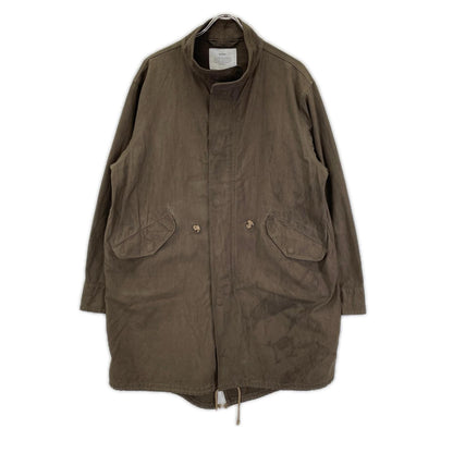 MM-25-MC01 ブラウン Amami Doro-Zome Back Satin Mods Coat コート