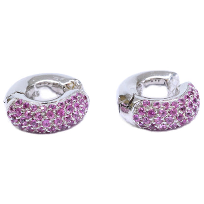 STAR JEWELRY スタージュエリー K18WG ピンクサファイア イヤーカフ イヤリング