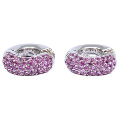 STAR JEWELRY スタージュエリー K18WG ピンクサファイア イヤーカフ イヤリング