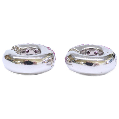 STAR JEWELRY スタージュエリー K18WG ピンクサファイア イヤーカフ イヤリング