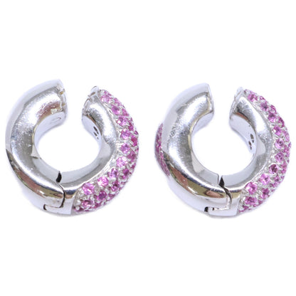 STAR JEWELRY スタージュエリー K18WG ピンクサファイア イヤーカフ イヤリング