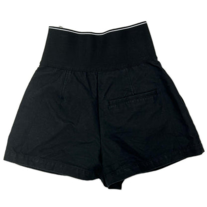 ALEXANDER WANG アレキサンダーワン 1WC1224450 ブラック ウエストロゴ ショートパンツ ボトムス
