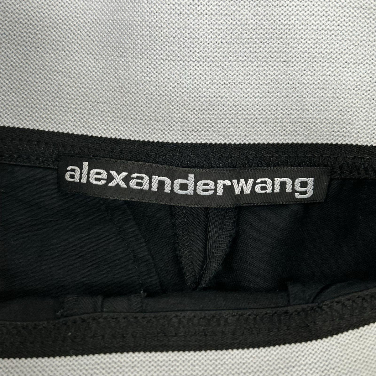 ALEXANDER WANG アレキサンダーワン 1WC1224450 ブラック ウエストロゴ ショートパンツ ボトムス