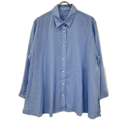Plage プラージュ 26SS 26-050-922-1240 ブルー Sheer Tent Line シャツ トップス