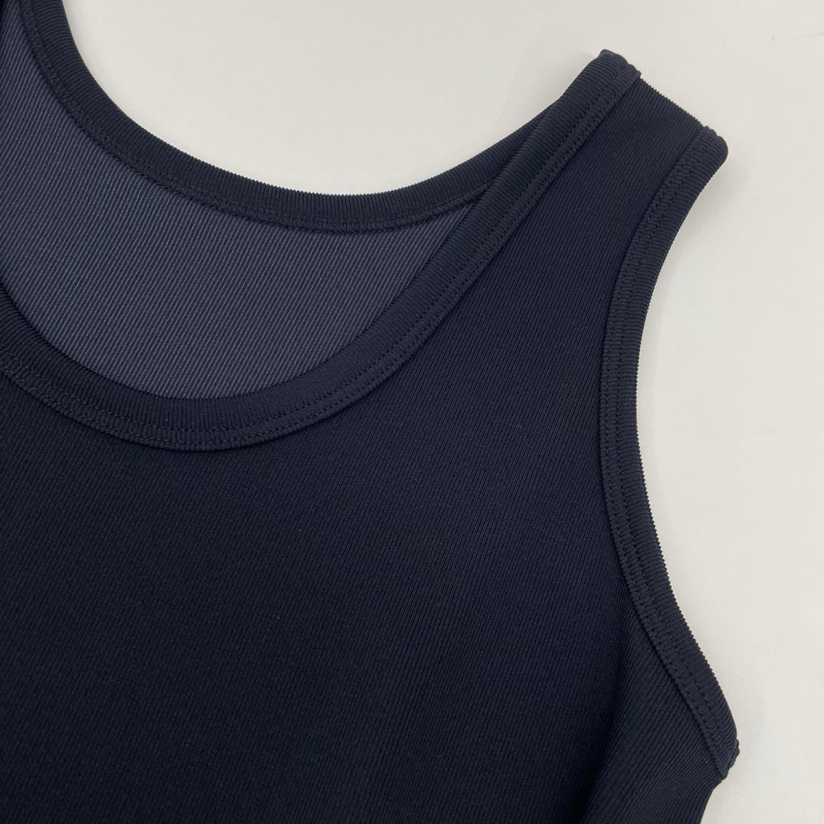 Plage プラージュ 25SS 25-040-922-1001 ブラック Rib ハーフスリーブ ワンピース ワンピース