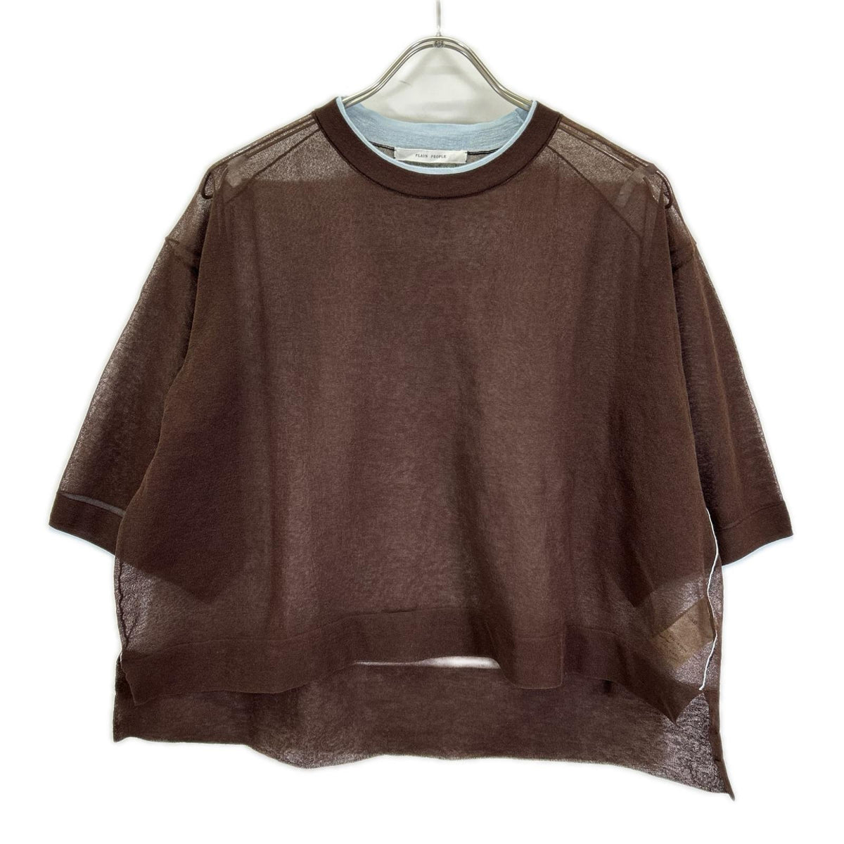 PLAIN PEOPLE プレインピープル A1561KSW331 LOSEYクロップドプルオーバー トップス