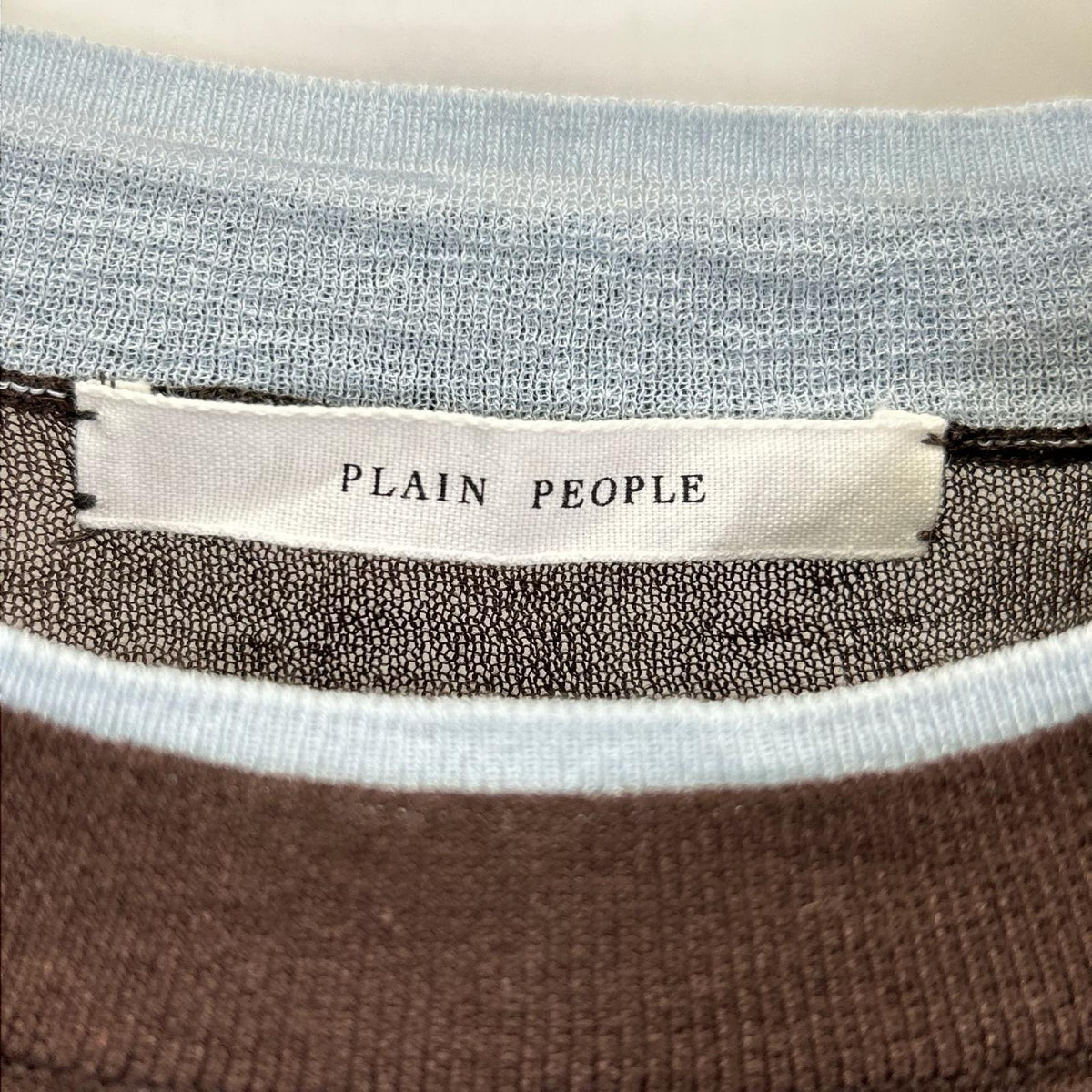 PLAIN PEOPLE プレインピープル A1561KSW331 LOSEYクロップドプルオーバー トップス