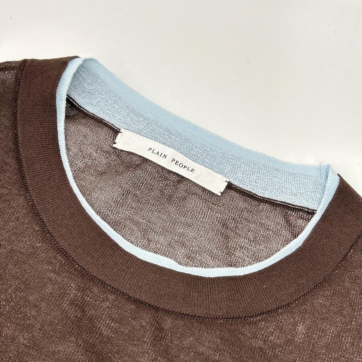 PLAIN PEOPLE プレインピープル A1561KSW331 LOSEYクロップドプルオーバー トップス