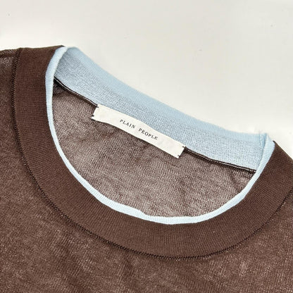 PLAIN PEOPLE プレインピープル A1561KSW331 LOSEYクロップドプルオーバー トップス
