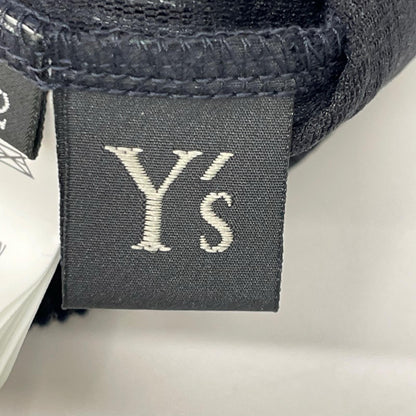 Y's ワイズ YP-T31-564 ネイビー NY TULLE DLOCKED ROUND NECK T トップス