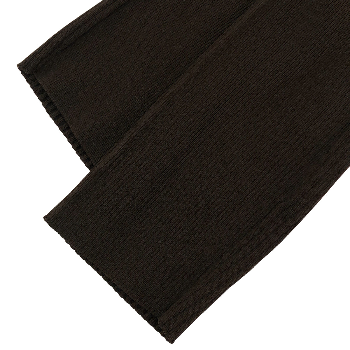 R'IAM-PLAGE リアムプラージュ 25AW 25-080-922-6020 ブラウン リブ編み シェイプカーディガン トップス