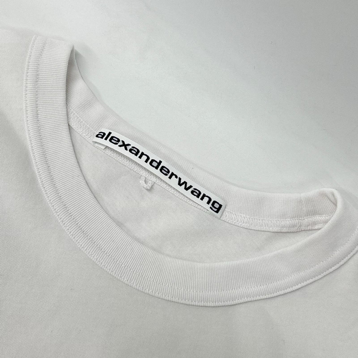 ALEXANDER WANG アレキサンダーワン UCC2221528 ホワイト 胸ポケット クルーネック半袖Tシャツ トップス