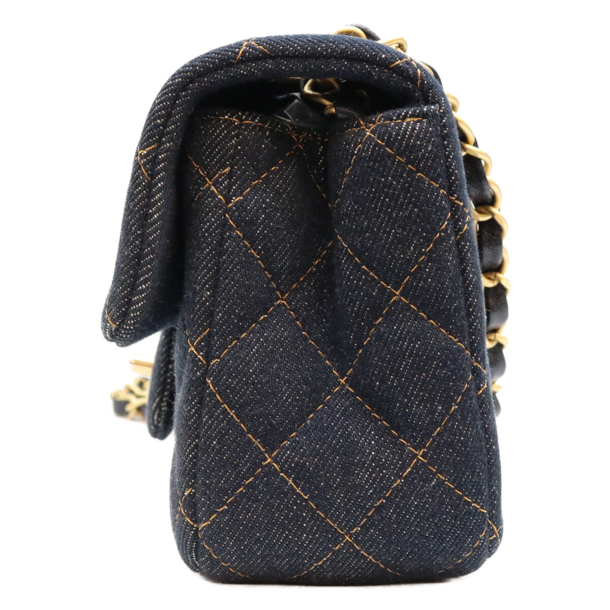 CHANEL シャネル 24/25クルーズ A69900 インディゴ デニム G金具 ミニマトラッセ20 ショルダーバッグ ショルダーバッグ