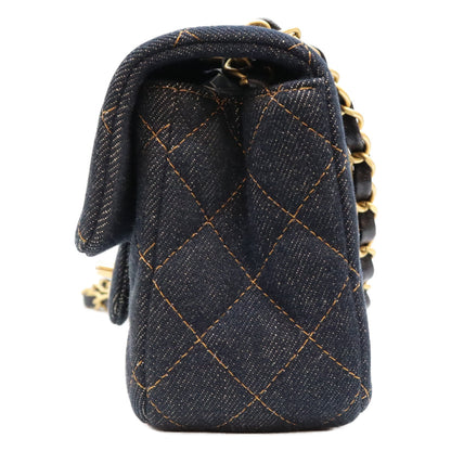 CHANEL シャネル 24/25クルーズ A69900 インディゴ デニム G金具 ミニマトラッセ20 ショルダーバッグ ショルダーバッグ