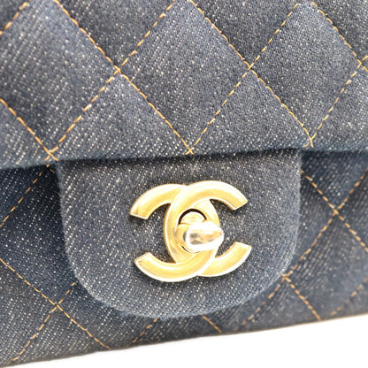 CHANEL シャネル 24/25クルーズ A69900 インディゴ デニム G金具 ミニマトラッセ20 ショルダーバッグ ショルダーバッグ