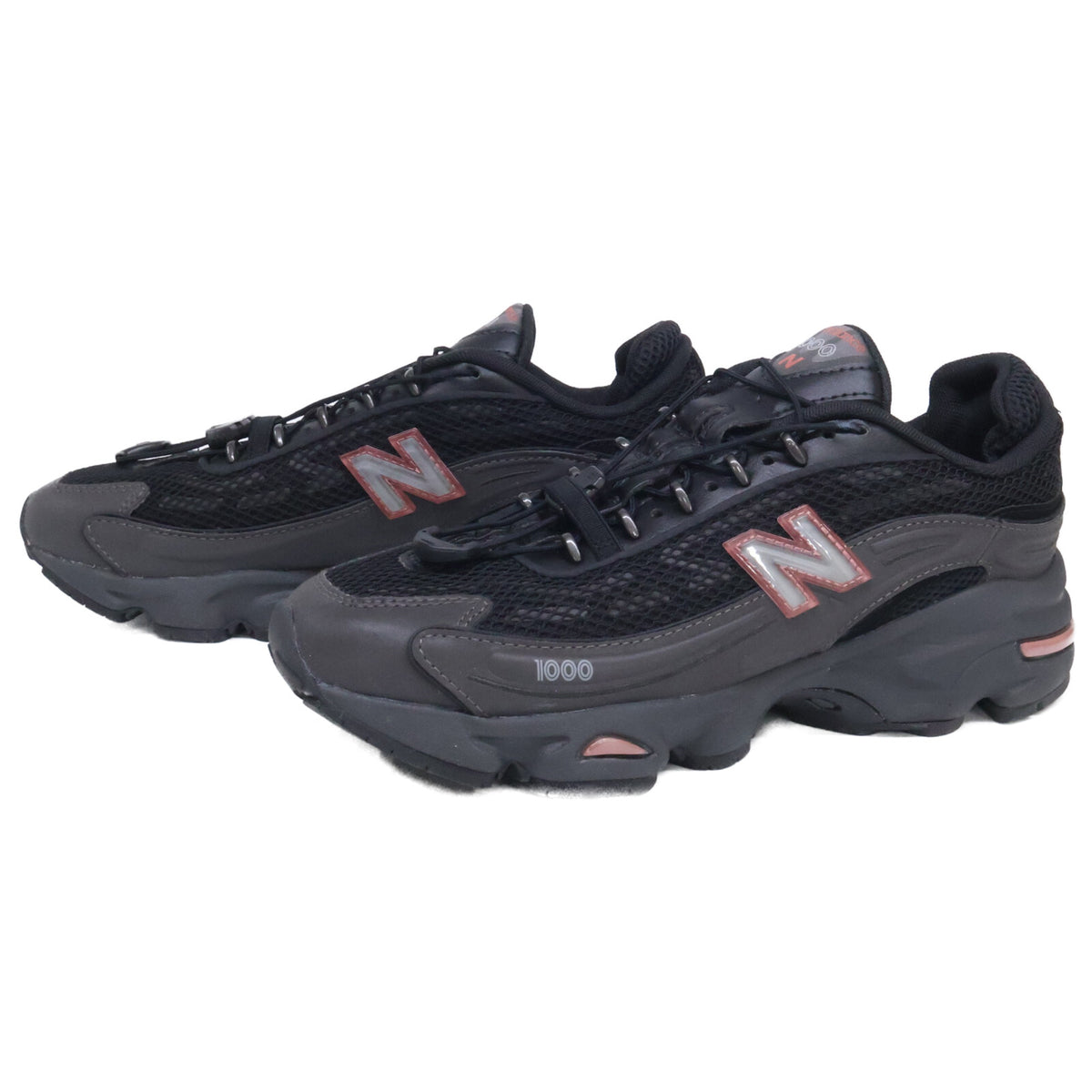 NEW BALANCE ニューバランス 【美品】U100010A シンセティックレザー/メッシュ スニーカー シューズ