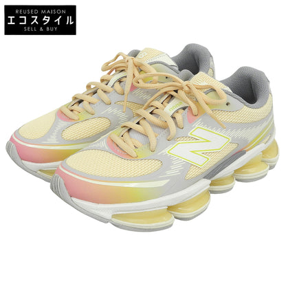 NEW BALANCE ニューバランス 美品 Warm Skies ABZORB 2000 スニーカー シューズ レディース イエロー グレー 23.5cm U20004FT シューズ