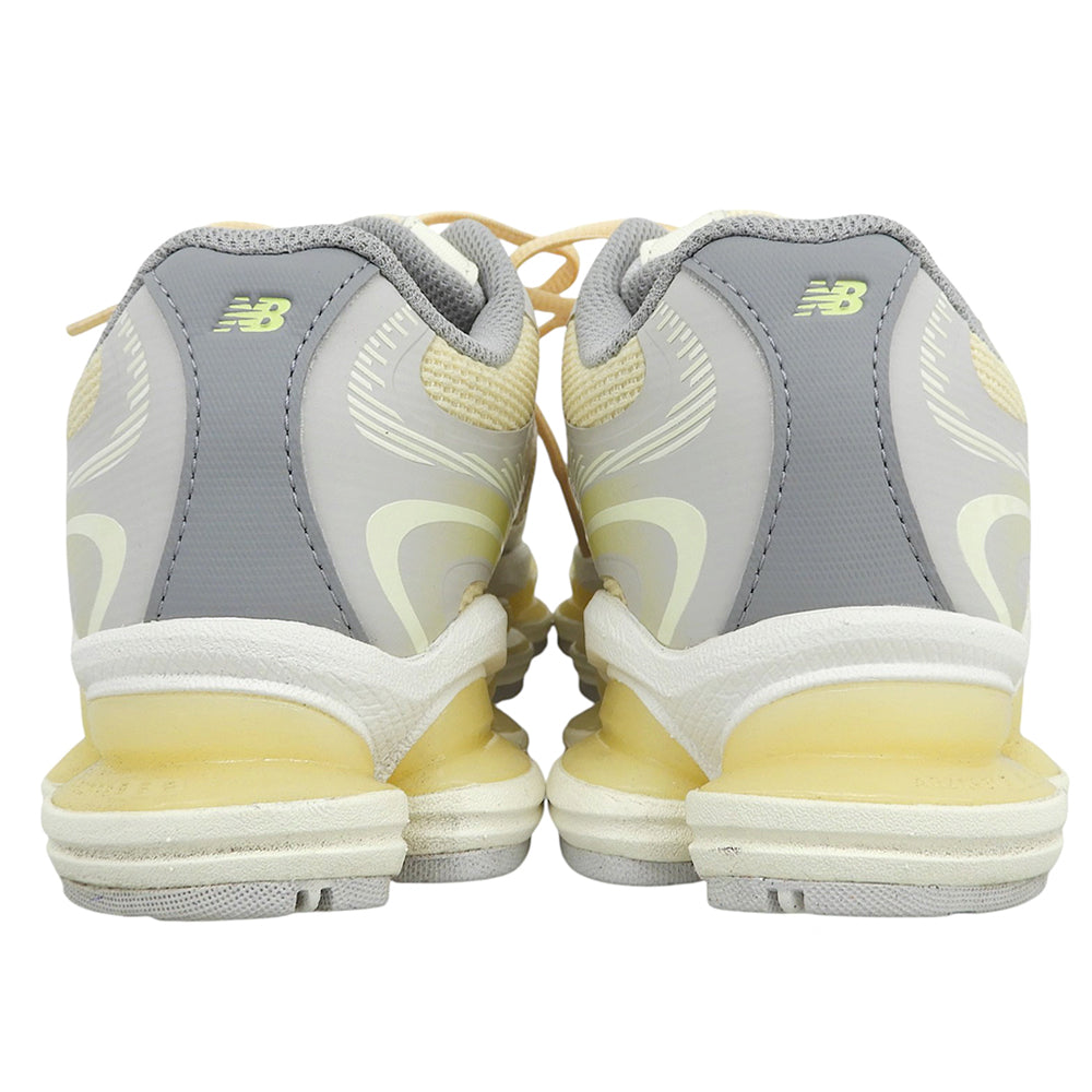 NEW BALANCE ニューバランス 美品 Warm Skies ABZORB 2000 スニーカー シューズ レディース イエロー グレー 23.5cm U20004FT シューズ