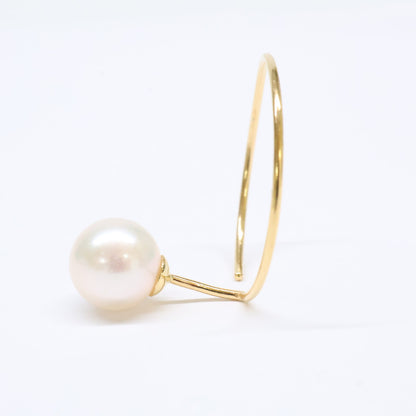 GINZA TANAKA ギンザタナカ K18 1Pパール 片耳 シングル ピアス