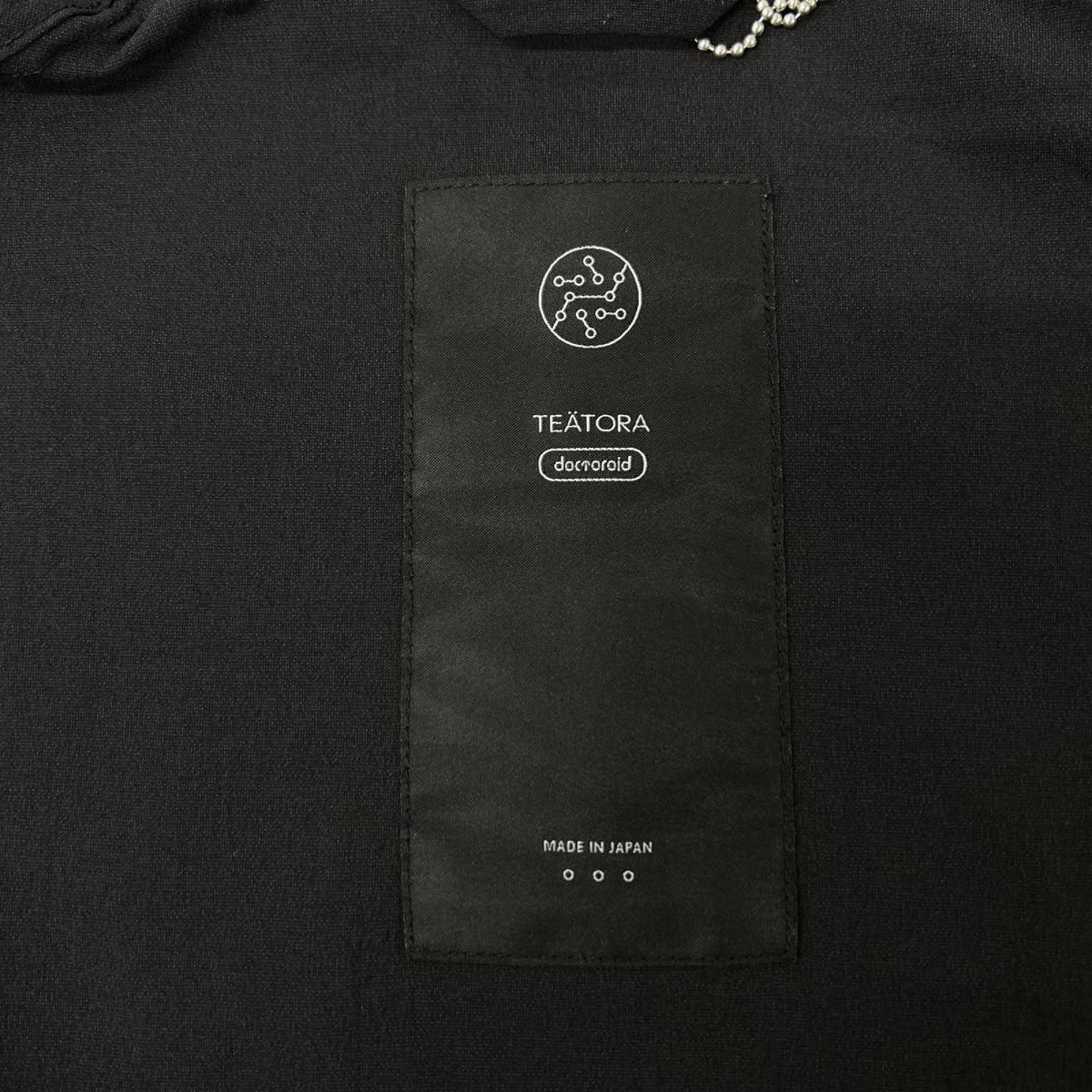 TEATORA テアトラ TT-CG-SHT-SS-DR ブラック CARTRIDGE SHIRT S/S トップス