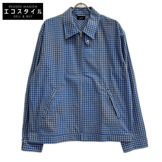 UNUSED Unused US2387-C001S4 ×BY exclusive Blue-check shirt blouson jacket