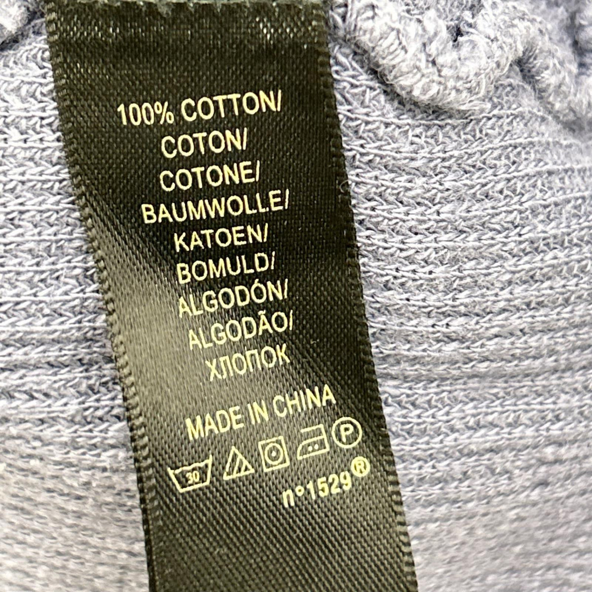 RRL ダブルアールエル パープル コットン ヘンリーネック サーマルニット トップス
