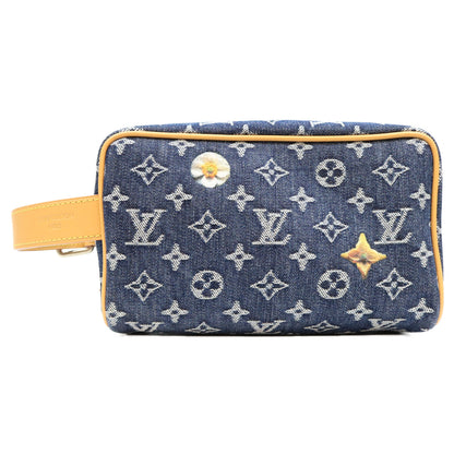LOUIS VUITTON ルイヴィトン M28363 モノグラムデニムフラワー ロッカードップキット ハンドバッグ ハンドバッグ