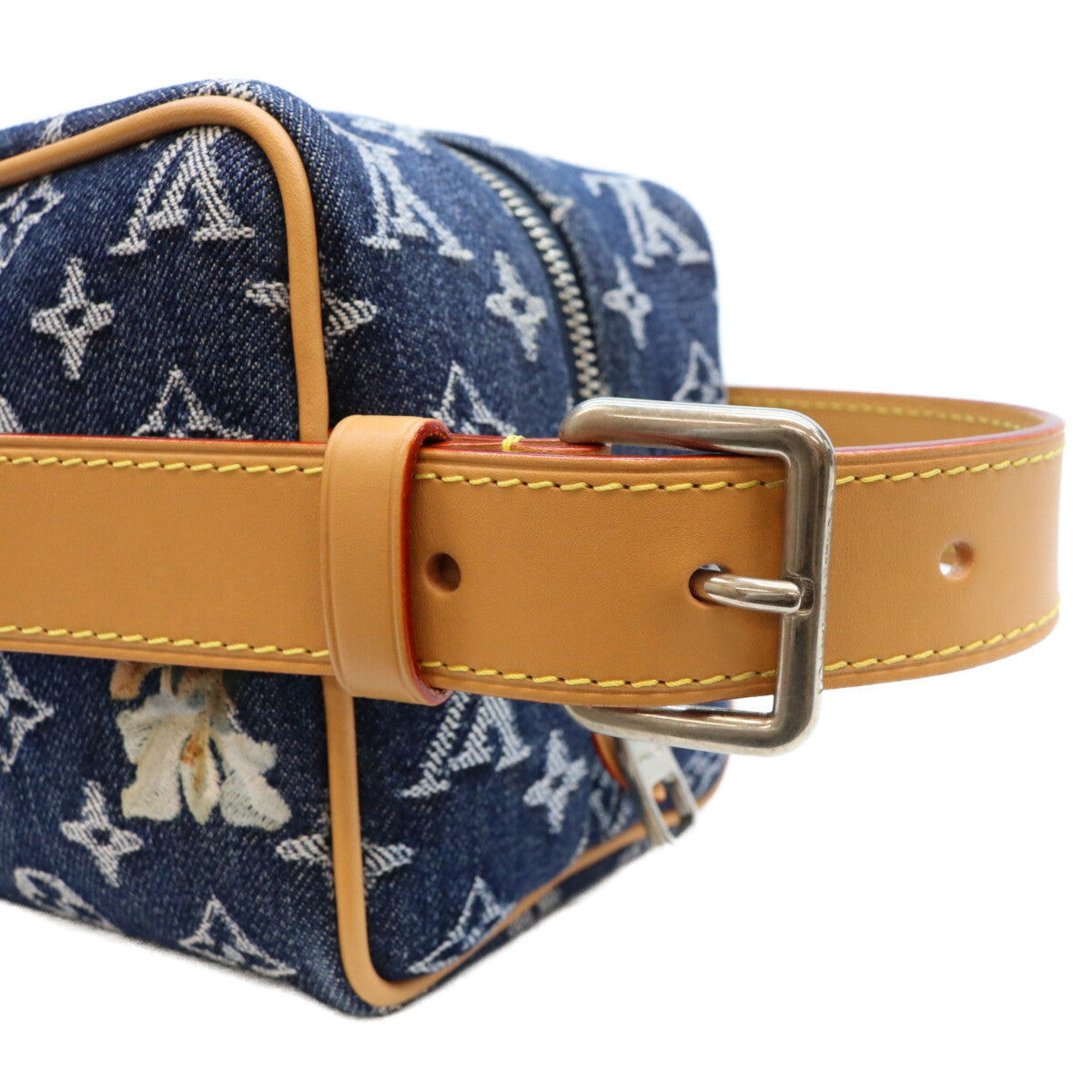 LOUIS VUITTON ルイヴィトン M28363 モノグラムデニムフラワー ロッカードップキット ハンドバッグ ハンドバッグ