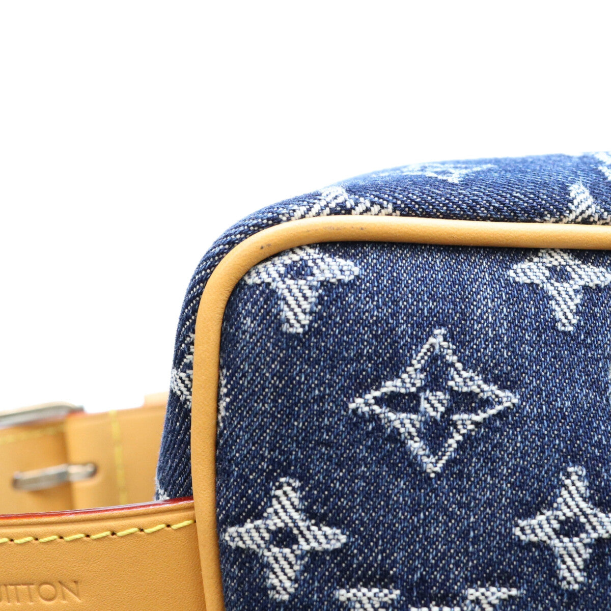 LOUIS VUITTON ルイヴィトン M28363 モノグラムデニムフラワー ロッカードップキット ハンドバッグ ハンドバッグ